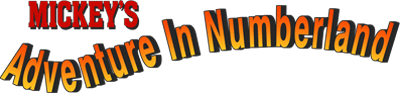Mickey's Adventure in Numberland logo for NES